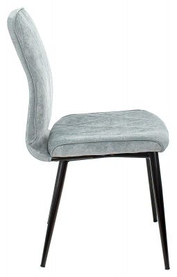 Стул для дома Бюрократ KF-3 серо-голуб. Light 28 металл черный на ножках (KF-3/LT28), купить в Сыктывкаре