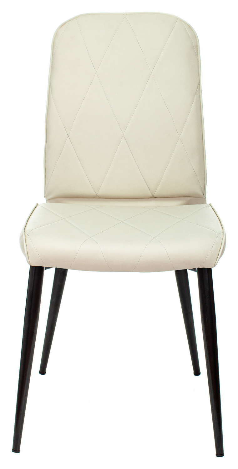 Стул для кухни Бюрократ KF-3 эко.кожа слоновая кость Orion-10 металл черный на ножках (KF-3/OR-10) — фото, характеристики, наличие в Сыктывкаре