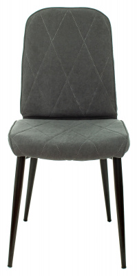 Стул для кухни Бюрократ KF-3 серый Alfa 44 металл черный на ножках (KF-3/ALFA44), купить в Сыктывкаре