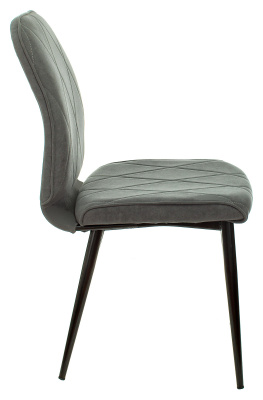 Стул для кухни Бюрократ KF-3 серый Alfa 44 металл черный на ножках (KF-3/ALFA44), купить в Сыктывкаре