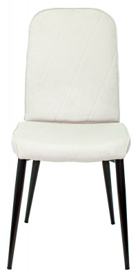 Стул для кухни Бюрократ KF-3 молочный Velvet 20 металл черный на ножках (KF-3/VELV20), купить в Сыктывкаре