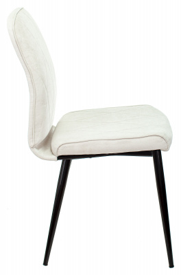 Стул для кухни Бюрократ KF-3 молочный Velvet 20 металл черный на ножках (KF-3/VELV20), купить в Сыктывкаре