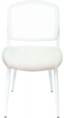 Стул для кухни Бюрократ KF-8W сетка/ткань белый металл белый на ножках (KF-8W/WHITE), купить в Сыктывкаре