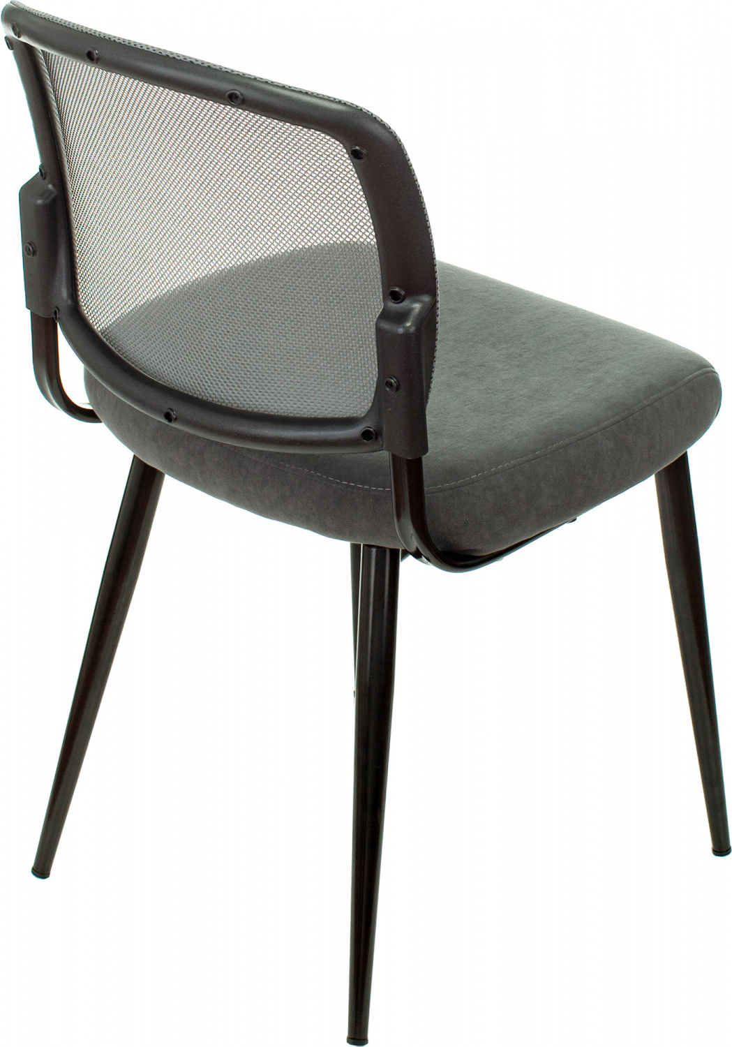 Стул для дома Бюрократ KF-8 сетка/ткань серый металл черный на ножках (KF-8/GREY), купить в Сыктывкаре