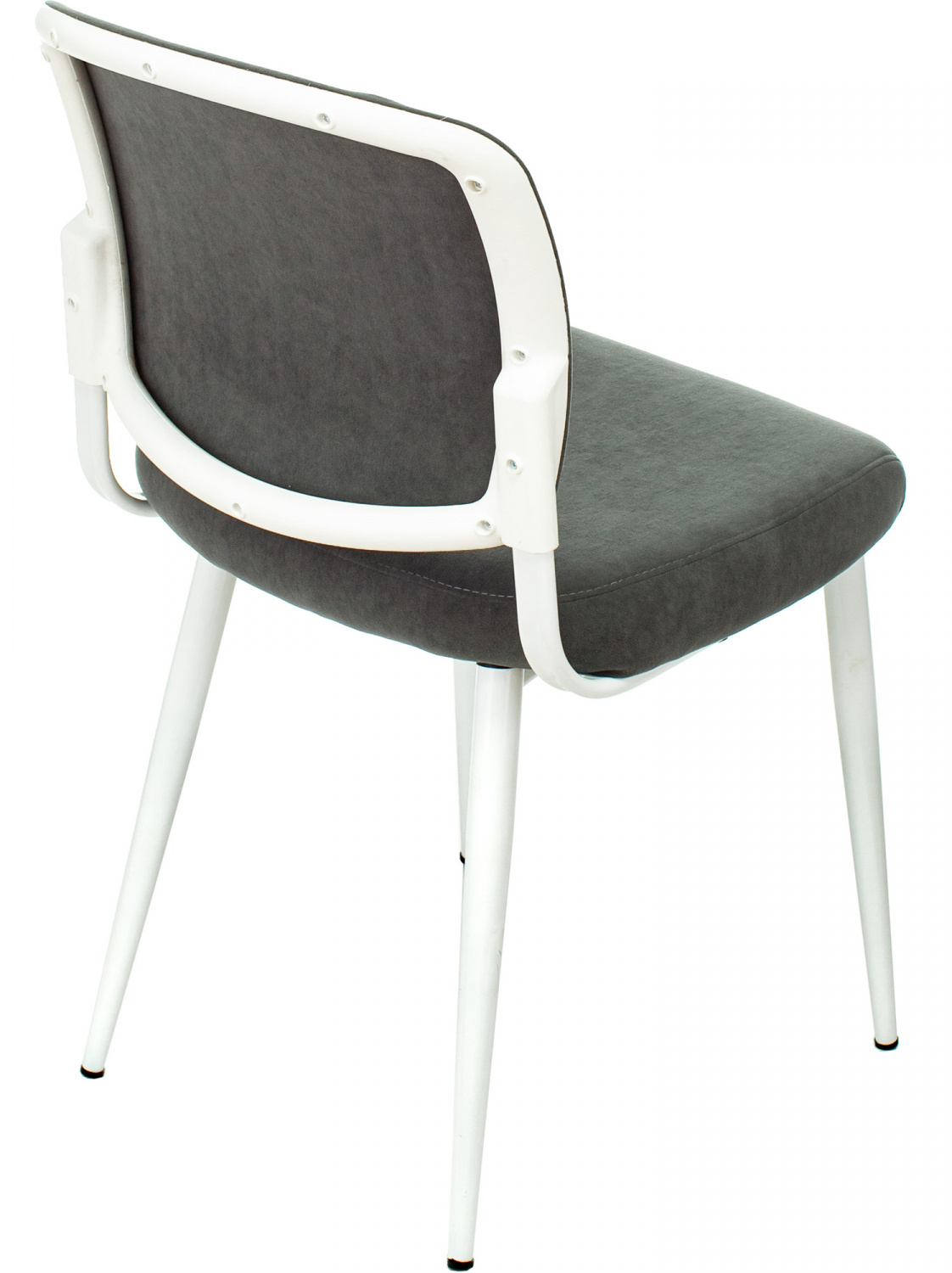 Стул для кухни Бюрократ KF-8W серый Alfa 44 металл белый на ножках (KF-8W/FABRIC/GREY) — фото, характеристики, наличие в Сыктывкаре