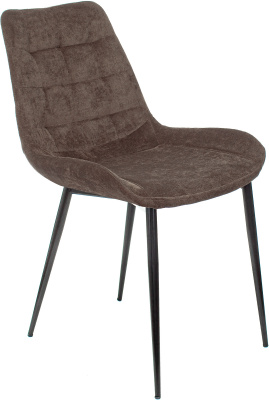 Стул для кухни Бюрократ KF-6_2 комплект 2шт коричневый Light 10 металл черный на ножках (KF-6/LT10_2), купить в Сыктывкаре