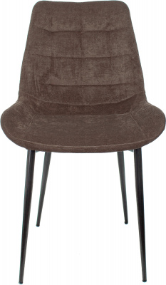 Стул для кухни Бюрократ KF-6_2 комплект 2шт коричневый Light 10 металл черный на ножках (KF-6/LT10_2), купить в Сыктывкаре