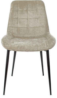 Стул для дома Бюрократ KF-6_2 комплект 2шт песочный Light 21 металл черный на ножках (KF-6/LT21_2), купить в Сыктывкаре