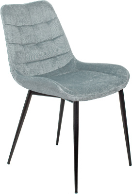 Стул для дома Бюрократ KF-6_2 комплект 2шт серо-голуб. Light 28 металл черный на ножках (KF-6/LT28_2), купить в Сыктывкаре