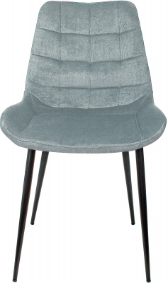 Стул для дома Бюрократ KF-6_2 комплект 2шт серо-голуб. Light 28 металл черный на ножках (KF-6/LT28_2), купить в Сыктывкаре