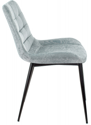 Стул для дома Бюрократ KF-6_2 комплект 2шт серо-голуб. Light 28 металл черный на ножках (KF-6/LT28_2), купить в Сыктывкаре