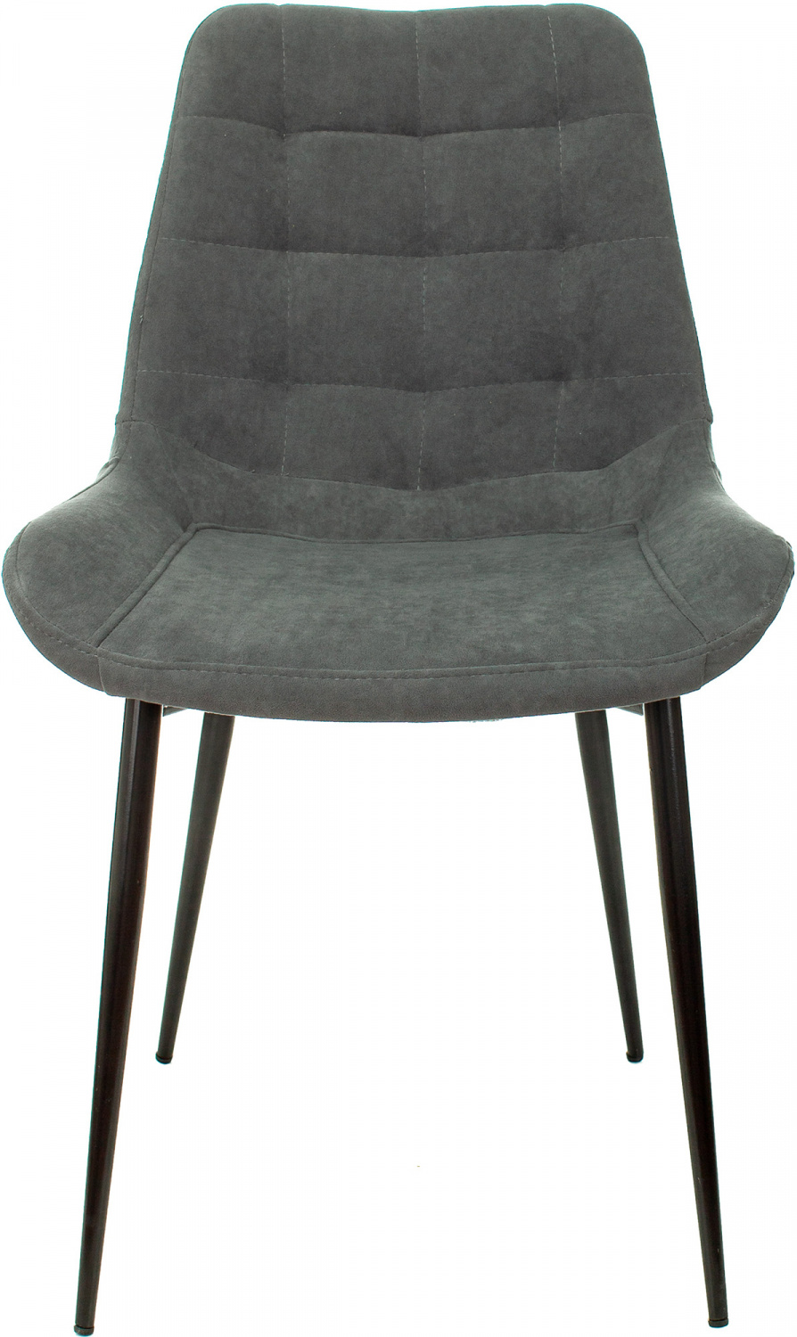 Стул для дома Бюрократ KF-6_2 комплект 2шт серый Alfa 44 металл черный на ножках (KF-6/ALFA44_2), купить в Сыктывкаре