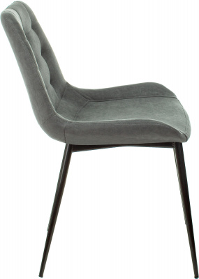 Стул для дома Бюрократ KF-6_2 комплект 2шт серый Alfa 44 металл черный на ножках (KF-6/ALFA44_2), купить в Сыктывкаре