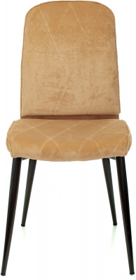 Стул для кухни Бюрократ KF-3_2 комплект 2шт горчичный Velvet 73 металл черный на ножках (KF-3/VELV73_2), купить в Сыктывкаре