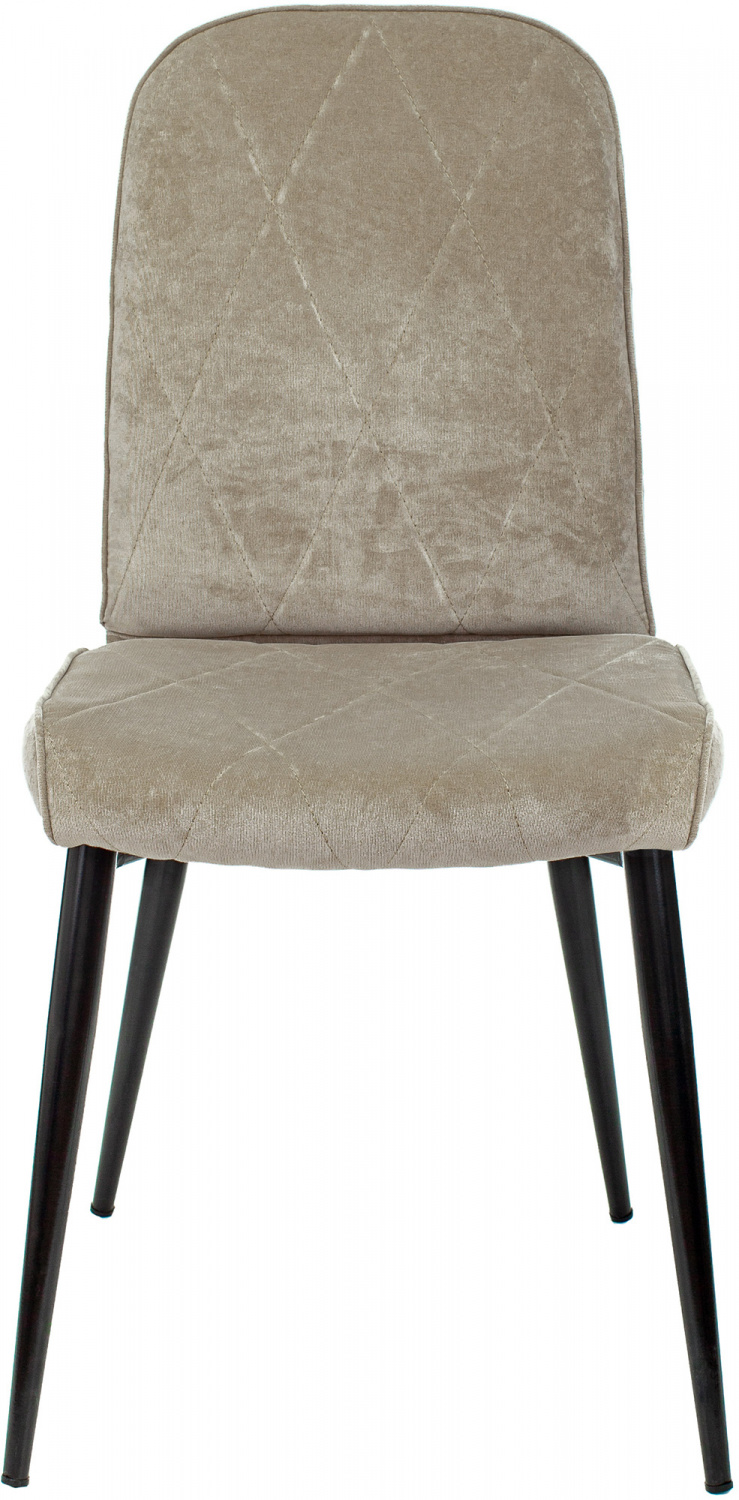 Стул для кухни Бюрократ KF-3_2 комплект 2шт песочный Light 21 металл черный на ножках (KF-3/LT21_2), купить в Сыктывкаре