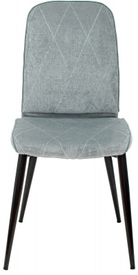 Стул для дома Бюрократ KF-3_2 комплект 2шт серо-голуб. Light 28 металл черный на ножках (KF-3/LT28_2), купить в Сыктывкаре