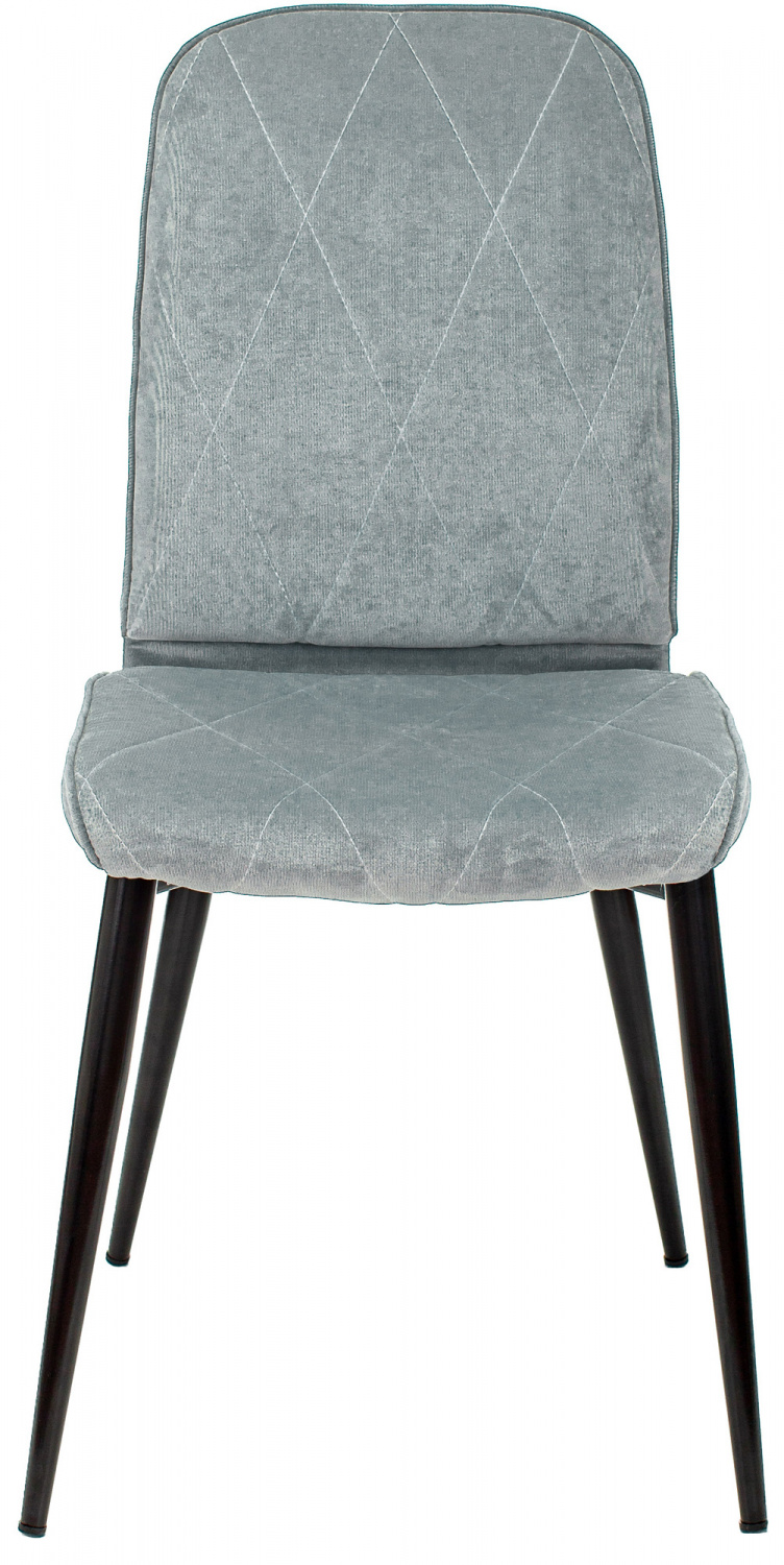 Стул для дома Бюрократ KF-3_2 комплект 2шт серо-голуб. Light 28 металл черный на ножках (KF-3/LT28_2) — фото, характеристики, наличие в Сыктывкаре