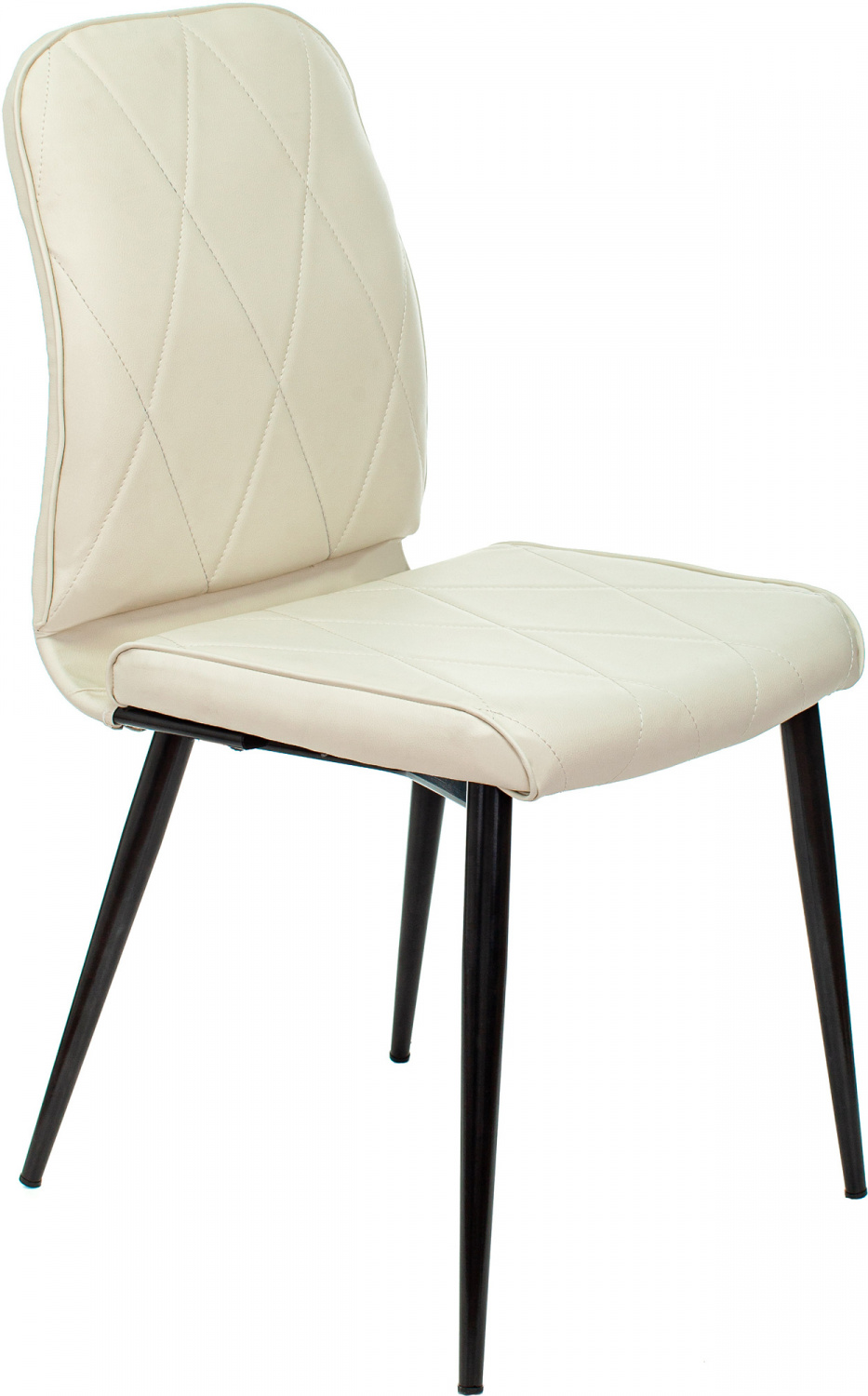 Стул для дома Бюрократ KF-3_2 комплект 2шт эко.кожа слоновая кость Orion-10 металл черный на ножках (KF-3/OR-10_2) — фото, характеристики, наличие в Сыктывкаре