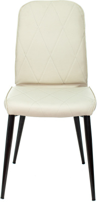 Стул для дома Бюрократ KF-3_2 комплект 2шт эко.кожа слоновая кость Orion-10 металл черный на ножках (KF-3/OR-10_2), купить в Сыктывкаре