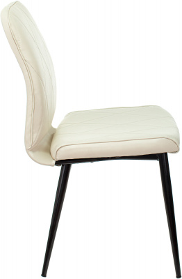 Стул для дома Бюрократ KF-3_2 комплект 2шт эко.кожа слоновая кость Orion-10 металл черный на ножках (KF-3/OR-10_2), купить в Сыктывкаре