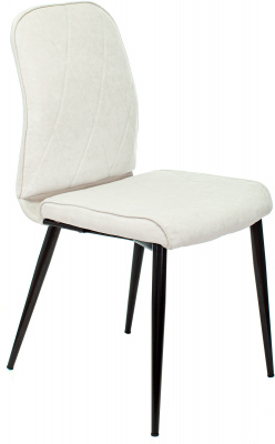 Стул для кухни Бюрократ KF-3_2 комплект 2шт молочный Velvet 20 металл черный на ножках (KF-3/VELV20_2), купить в Сыктывкаре