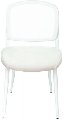 Стул для кухни Бюрократ KF-8W_2 комплект 2шт сетка/ткань белый металл белый на ножках (KF-8W/WHITE_2), купить в Сыктывкаре