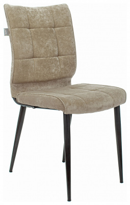 Стул для дома Бюрократ KF-4_2 комплект 2шт песочный Light 21 металл черный на ножках (KF-4/LT21_2), купить в Сыктывкаре