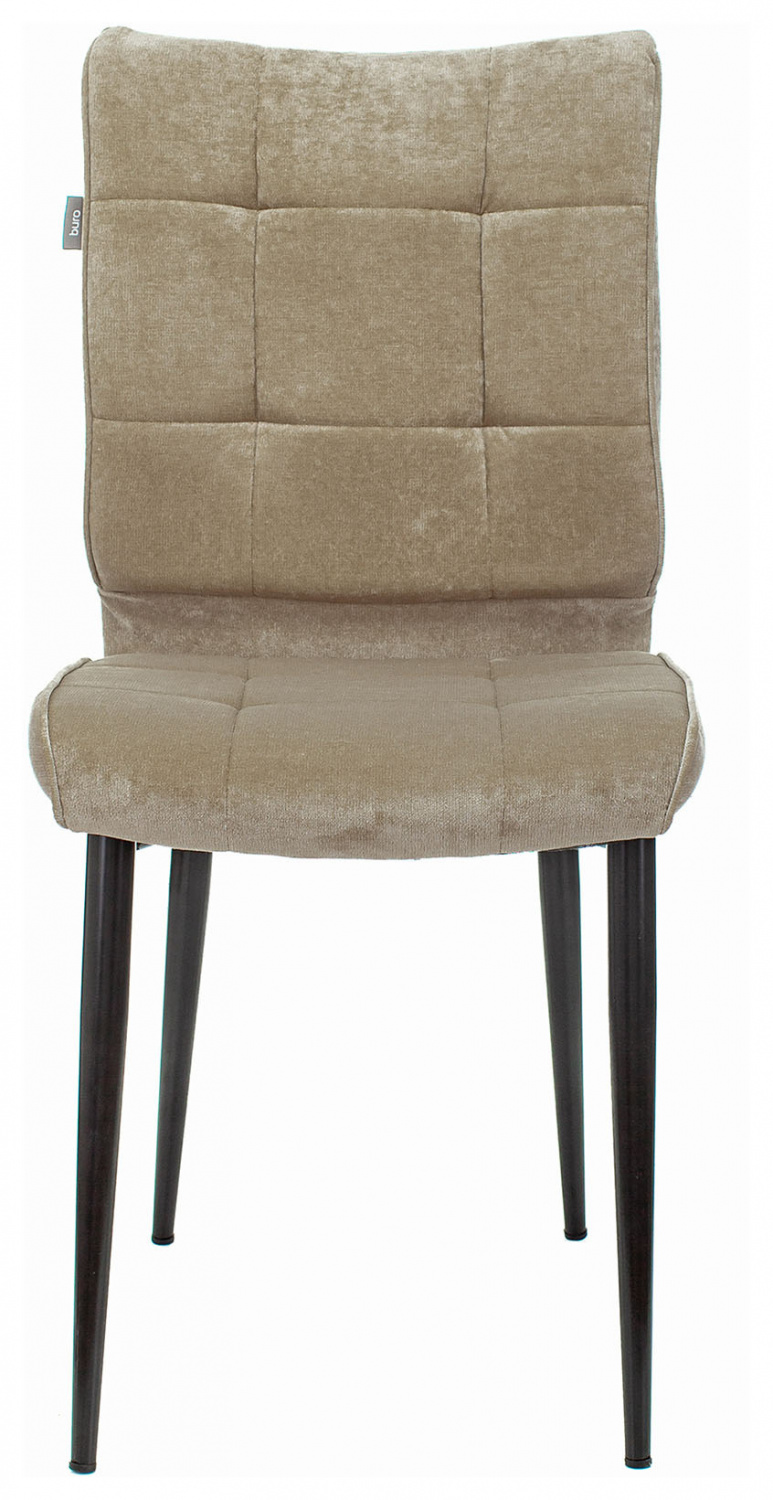 Стул для дома Бюрократ KF-4_2 комплект 2шт песочный Light 21 металл черный на ножках (KF-4/LT21_2), купить в Сыктывкаре