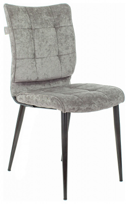 Стул для кухни Бюрократ KF-4_2 комплект 2шт серый Light 19 металл черный на ножках (KF-4/LT19_2), купить в Сыктывкаре