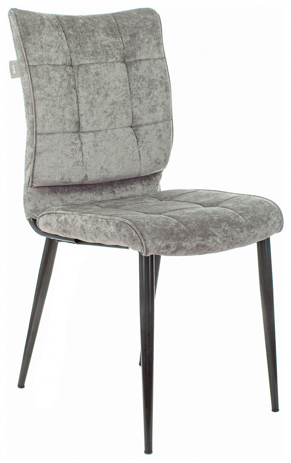 Стул для кухни Бюрократ KF-4_2 комплект 2шт серый Light 19 металл черный на ножках (KF-4/LT19_2) — фото, характеристики, наличие в Сыктывкаре