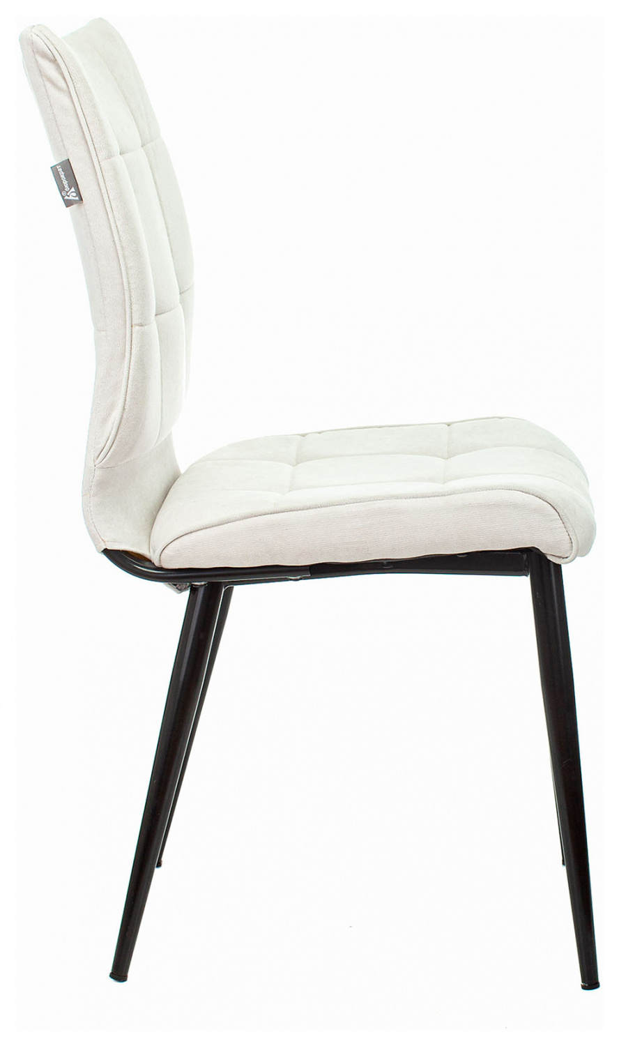 Стул для кухни Бюрократ KF-4_2 комплект 2шт молочный Velvet 20 металл черный на ножках (KF-4/VELV20_2) — фото, характеристики, наличие в Сыктывкаре