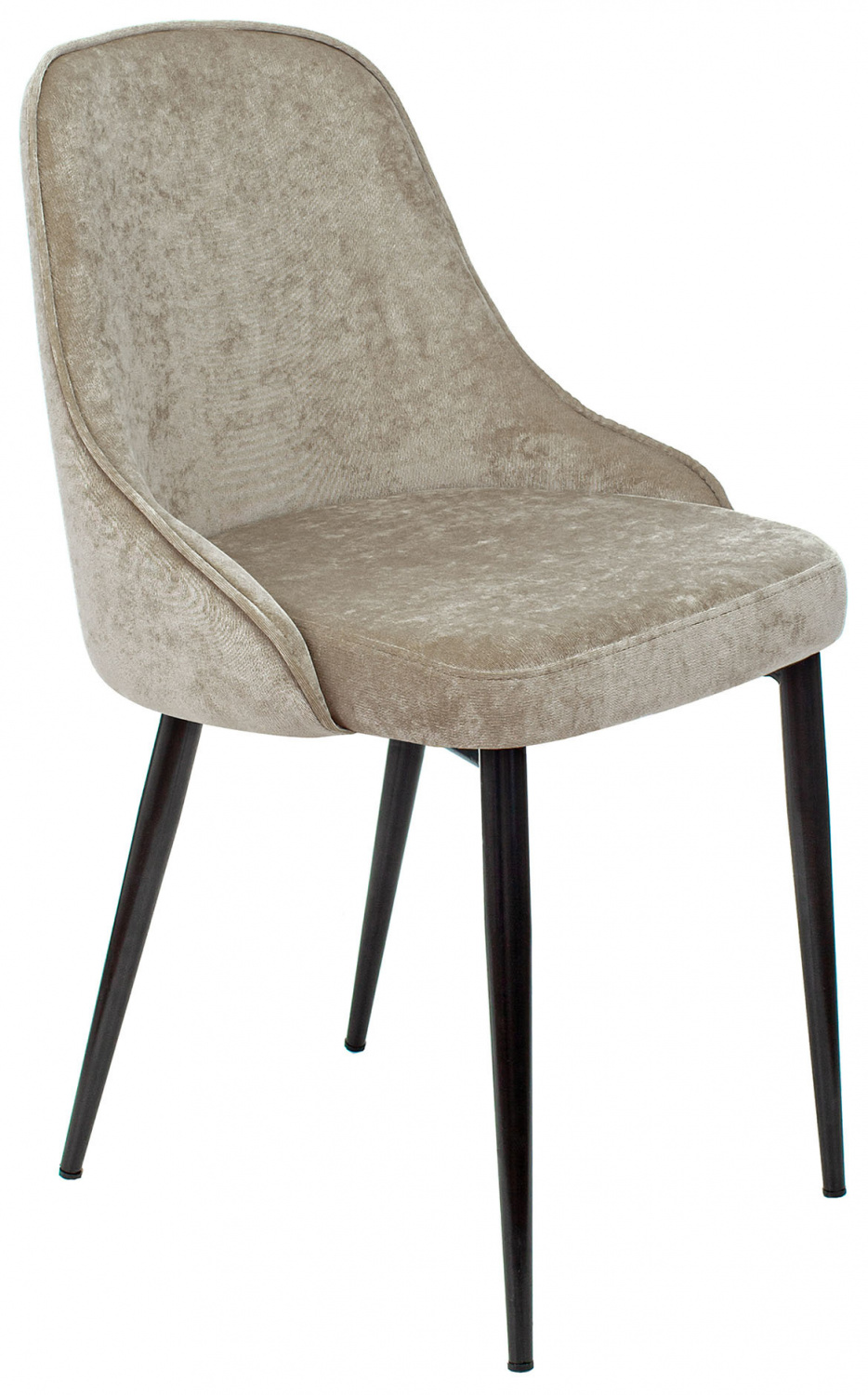 Стул для кухни Бюрократ KF-5_2 комплект 2шт песочный Light 21 металл черный на ножках (KF-5/LT21_2), купить в Сыктывкаре