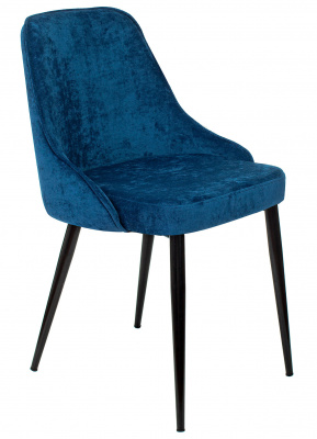 Стул для дома Бюрократ KF-5_2 комплект 2шт т.синий Velvet 29 металл черный на ножках (KF-5/VELV29_2), купить в Сыктывкаре