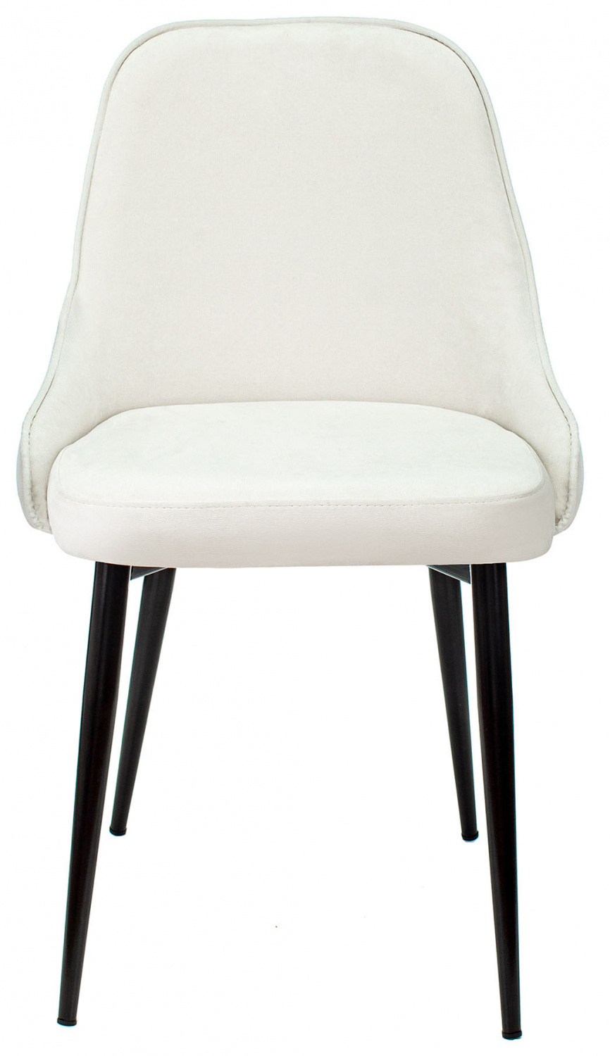 Стул для дома Бюрократ KF-5_2 комплект 2шт молочный Velvet 20 металл черный на ножках (KF-5/VELV20_2) — фото, характеристики, наличие в Сыктывкаре