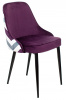 Стул для дома Бюрократ KF-5_2 комплект 2шт фиолетовый зигзаг металл черный на ножках (KF-5/ZIG/VIOLET_2), купить в Сыктывкаре