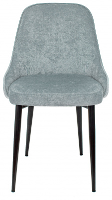 Стул для кухни Бюрократ KF-5_2 комплект 2шт серо-голубой Light 28 металл черный на ножках (KF-5/LT28_2), купить в Сыктывкаре