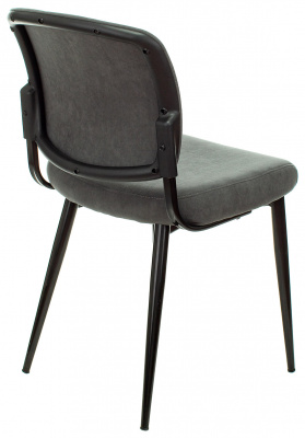 Стул для дома Бюрократ KF-8 серый Alfa 44 металл черный на ножках (KF-8/FABRIC/GREY), купить в Сыктывкаре