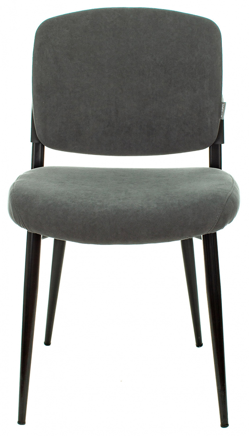 Стул для дома Бюрократ KF-8_2 комплект 2шт серый Alfa 44 металл черный на ножках (KF-8/FABRIC/GREY_2) — фото, характеристики, наличие в Сыктывкаре