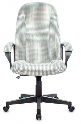 Кресло руководителя Бюрократ T-898 серый Morris-1 гусин.лапка крестов. пластик черный, купить в Сыктывкаре