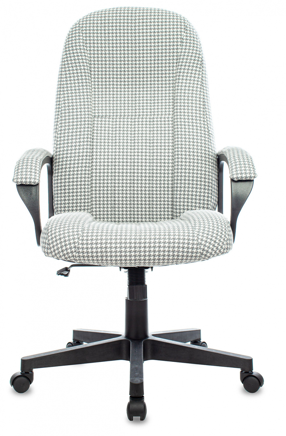 Кресло руководителя Бюрократ T-898 серый Morris-1 гусин.лапка крестов. пластик черный — фото, характеристики, наличие в Сыктывкаре