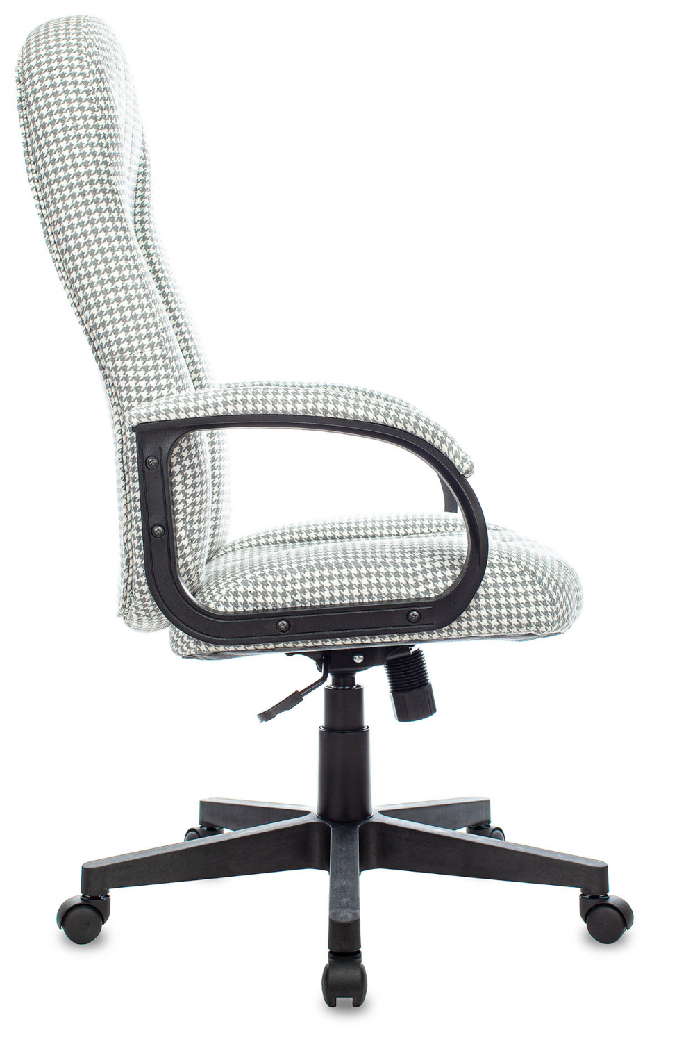 Кресло руководителя Бюрократ T-898 серый Morris-1 гусин.лапка крестов. пластик черный — фото, характеристики, наличие в Сыктывкаре