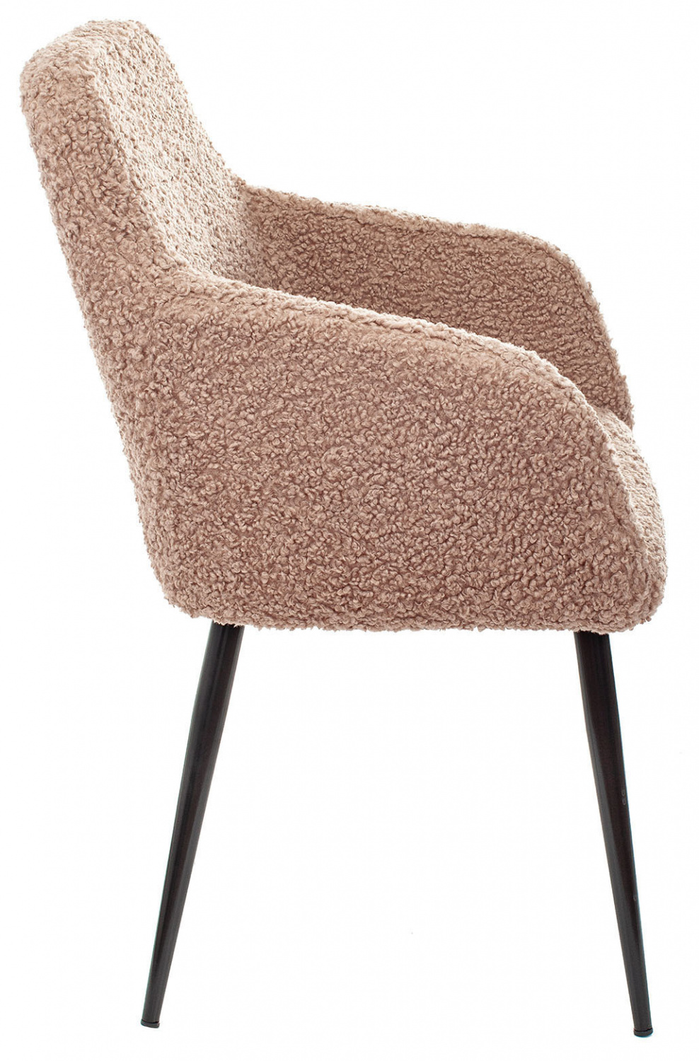 Стул для кухни Бюрократ KF-7 экомех коралловый металл черный на ножках (KF-7/BOUCLE-CORAL) — фото, характеристики, наличие в Сыктывкаре