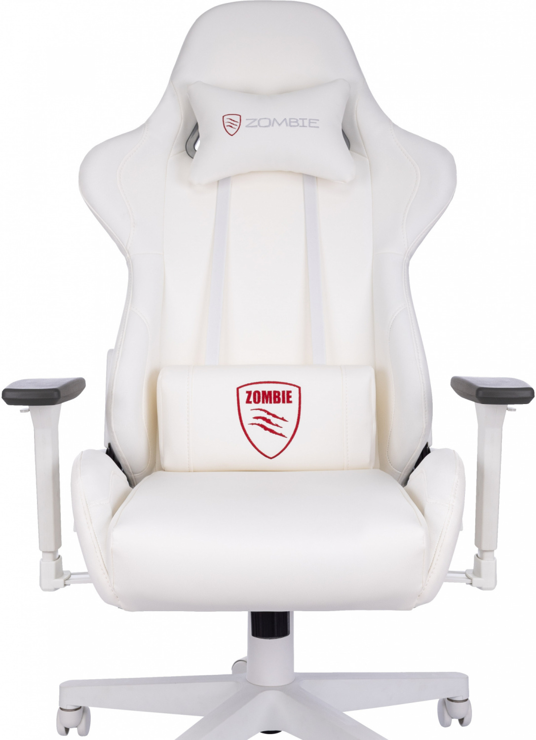 Кресло игровое Zombie Neo белый эко.кожа крестов. пластик пластик белый — фото, характеристики, наличие в Сыктывкаре