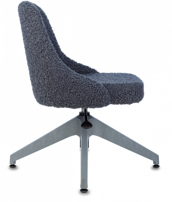 Кресло Бюрократ CH-340GLZ синий экомех крестов.4-луч. пластик пластик серый, купить в Сыктывкаре