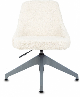 Кресло Бюрократ CH-340GLZ молочный экомех крестов.4-луч. пластик пластик серый, купить в Сыктывкаре