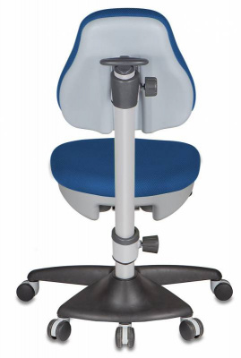 Кресло детское Бюрократ KD-2 синий TW-10 крестов. пластик, купить в Сыктывкаре