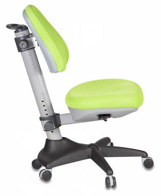 Кресло детское Бюрократ KD-2 салатовый TW-18 крестов. пластик, купить в Сыктывкаре