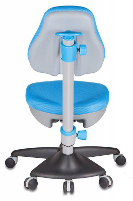 Кресло детское Бюрократ KD-2 светло-голубой TW-55 крестов. пластик, купить в Сыктывкаре