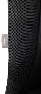 Кресло Бюрократ CH-606 черный текстиль/эко.кожа крестов. металл