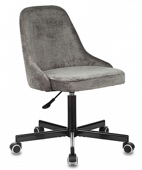 Кресло Бюрократ CH-340M серый Velvet 17 крестов. металл
